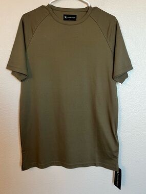 NWT Tailored Athlete Men’s Olive Crewneck Tee | Size L